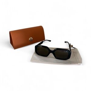 Tory Burch Black Sunglasses with Tan Case